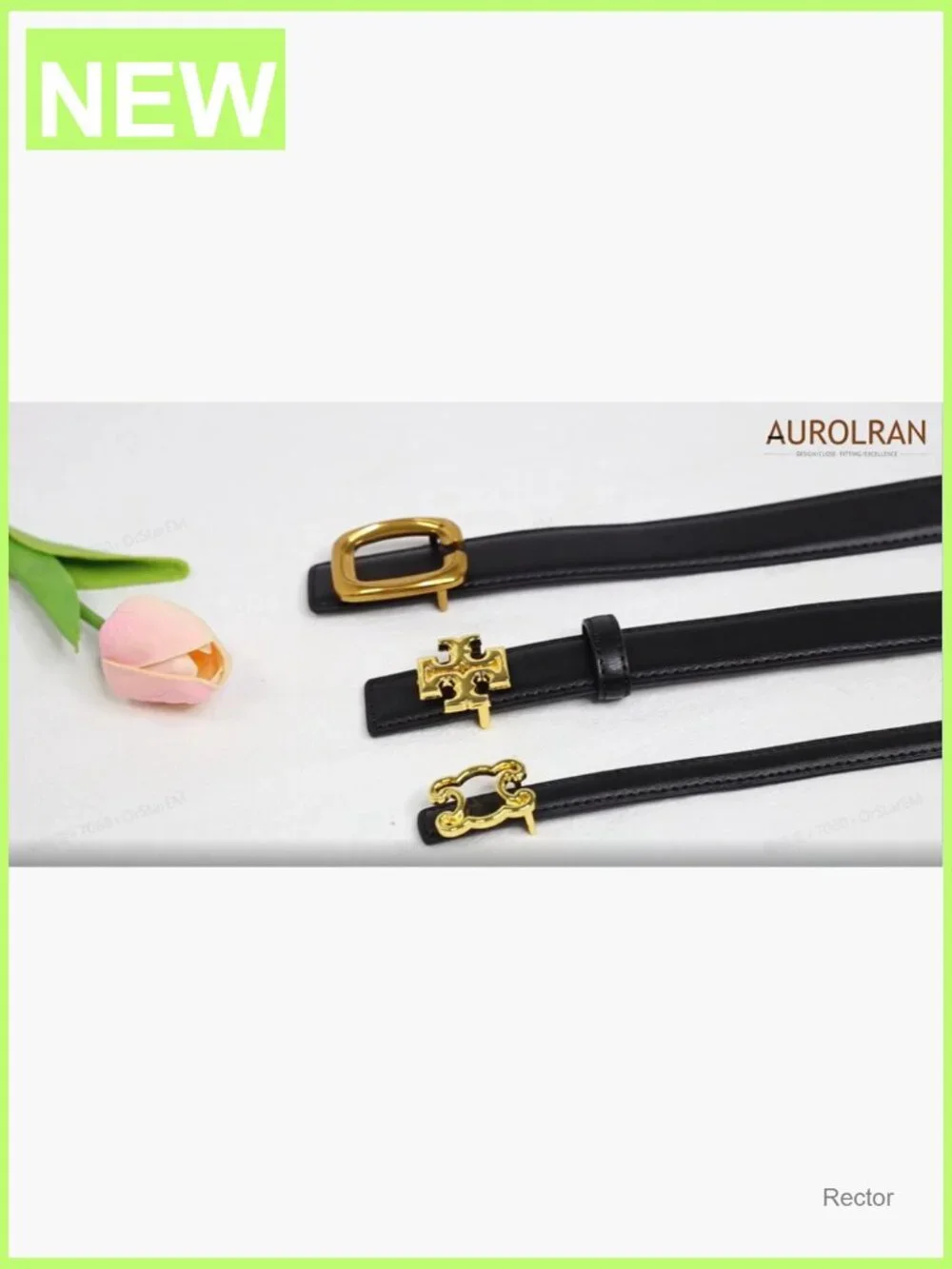 Women's Classic PU Leather Belt with Metal Buckle